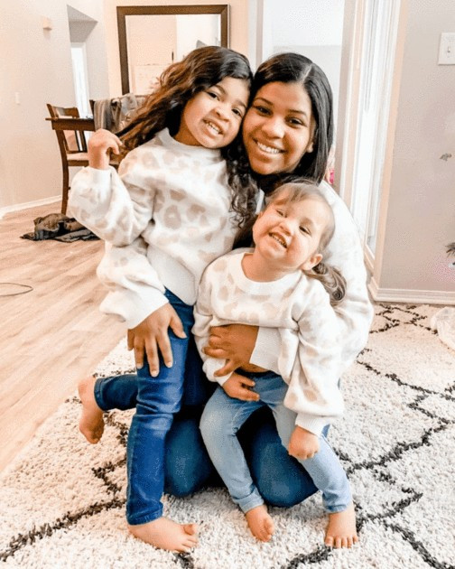 Crawford Bubble Sleeve Sweater - Soft Pink Leopard | Bailey's Blossoms