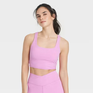 Women's Mesh Back Square Neck Bra - JoyLab™ | Target