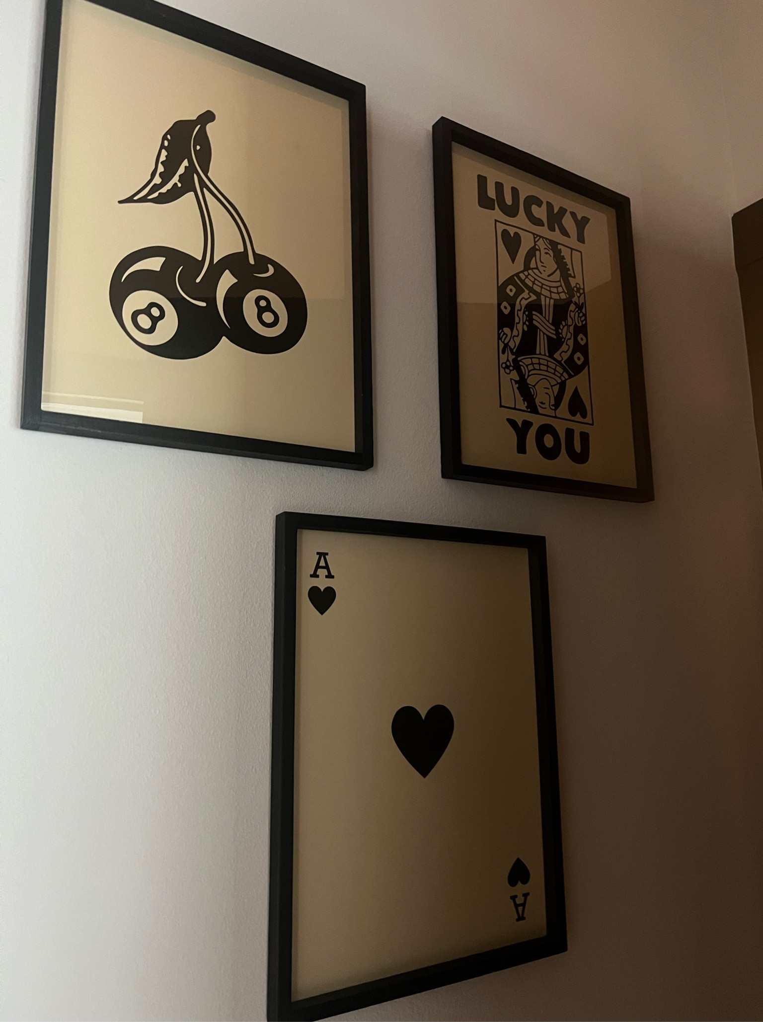 Monochromatic poker picture frames w/ positive message:)

#LTKFindsUnder50 #LTKStyleTip #LTKHome