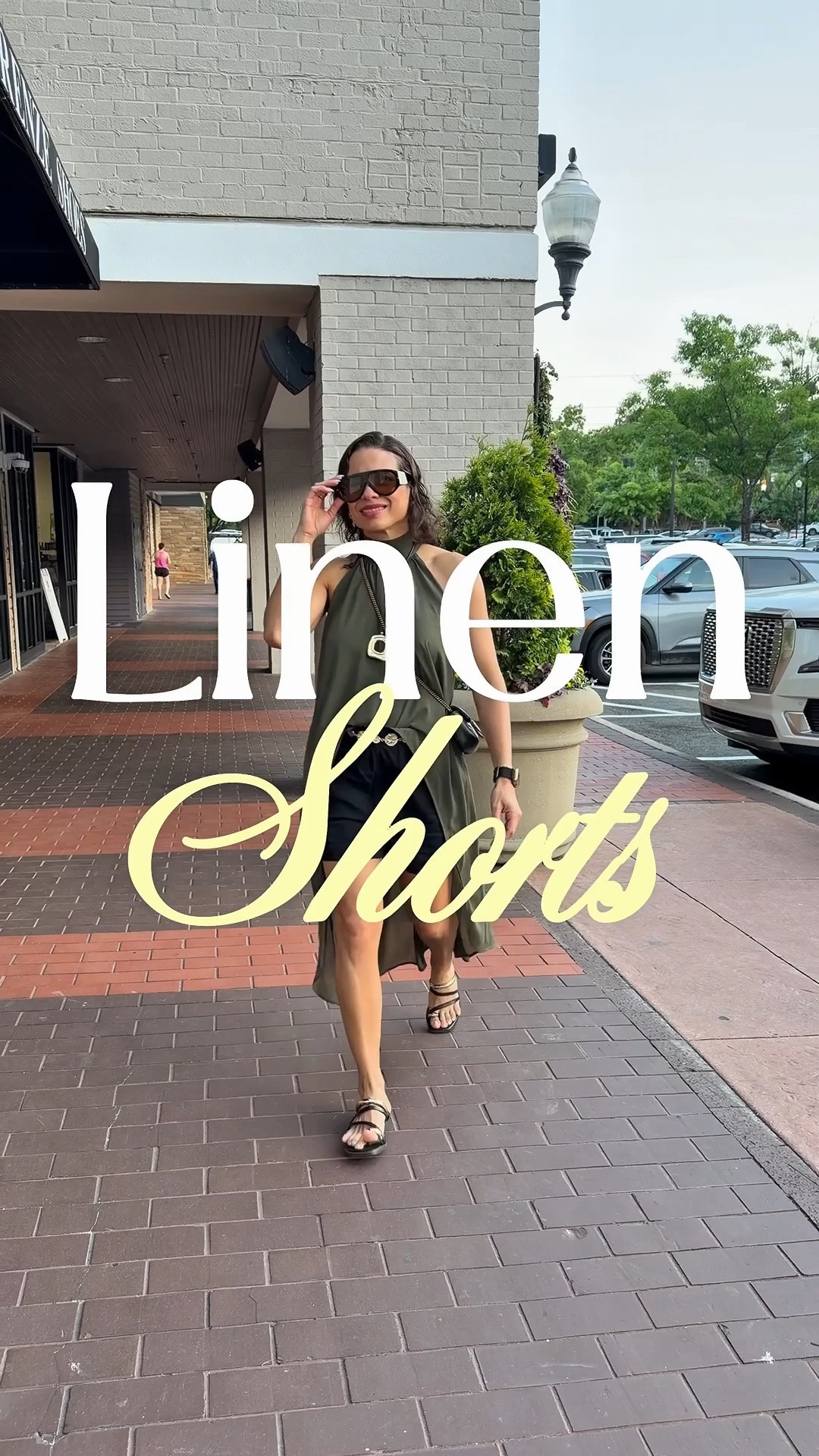 I love to swap denim for linen shorts so I can have a more elevated look without losing comfort.

#LTKSeasonal #LTKOver40 #LTKootd