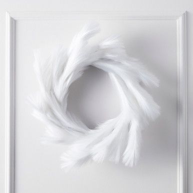 Plume Fiber Wreath | Z Gallerie