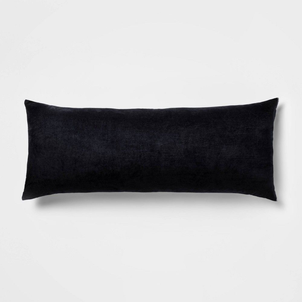Microplush Body Pillow Black - Room Essentials | Target