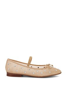 Jeffrey Campbell Releve Mjj Flat in Natural Mesh Clear Combo from Revolve.com | Revolve Clothing (Global)