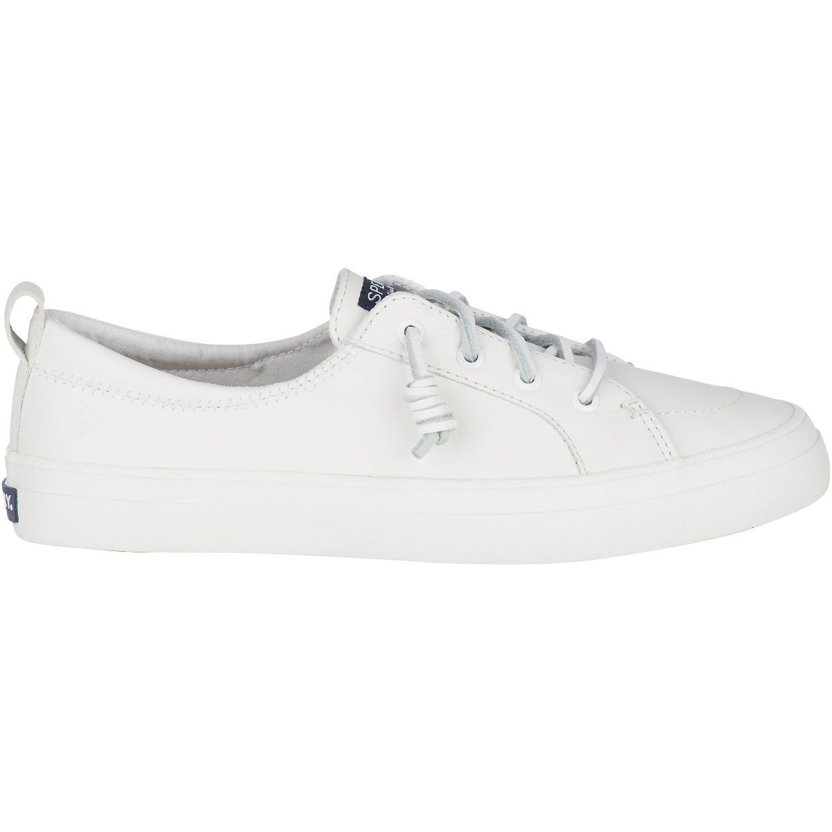 Women's Sperry Crest Vibe Leather Sneaker White, Size 10M | Sperry (US)