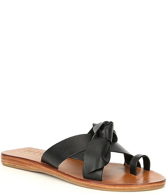 Antonio Melani Loyren Knotted Leather Thong Flat Sandals | Dillard's | Dillard's