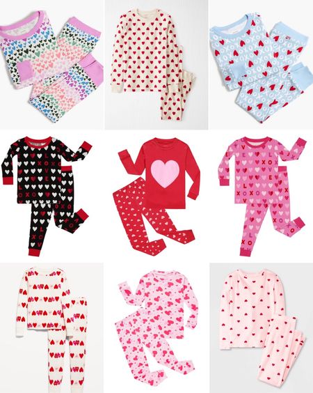 Kids Valentine’s Day Pajamas 
Valentines Pjs for boys and girls


#LTKkids #LTKSeasonal