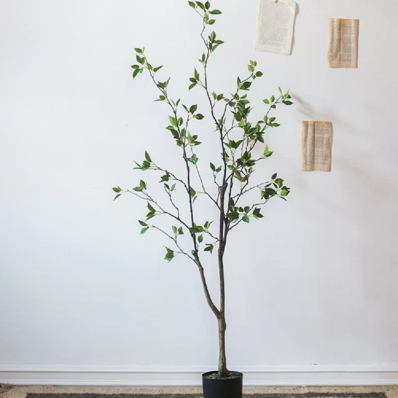 Artificial Foliage Tree in Pot | Wayfair North America