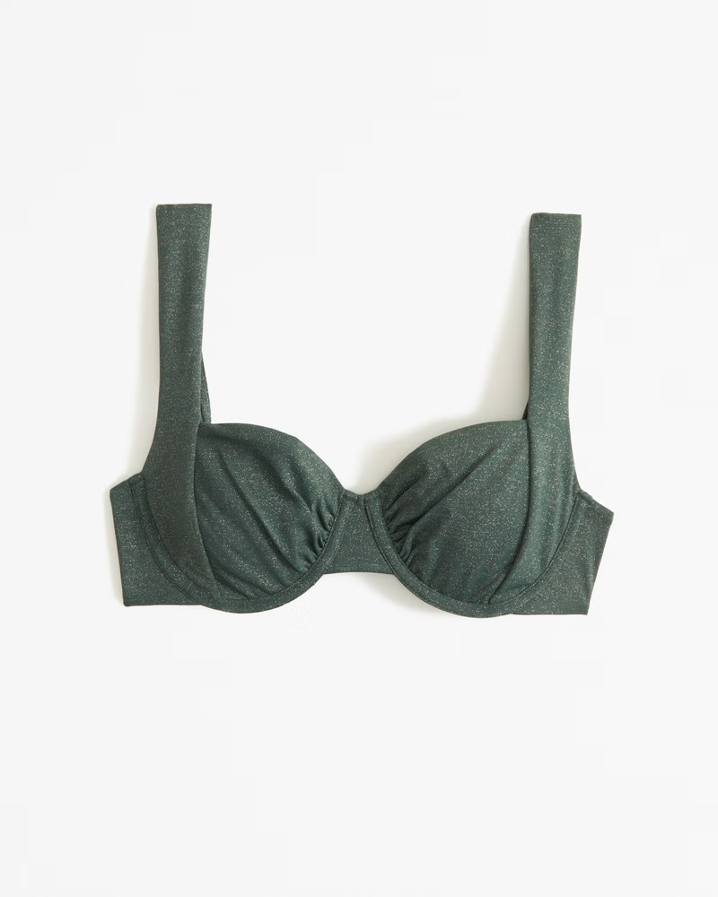 Wide Strap Underwire Bikini Top | Abercrombie & Fitch (US)