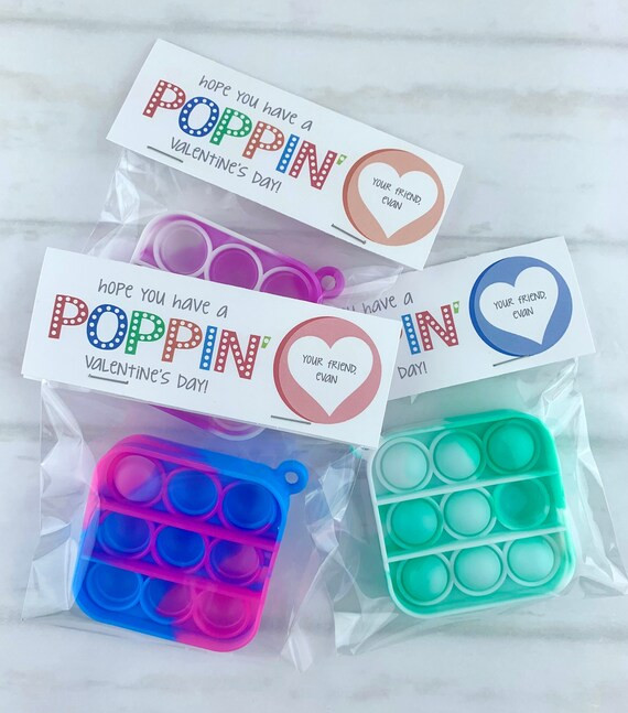 Pop It Valentines for Kids Poppers Valentines Cards Popits | Etsy | Etsy (US)