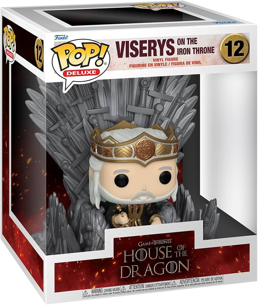 Funko Pop! Deluxe: House of The Dragon - Viserys on The Iron Throne | Amazon (US)