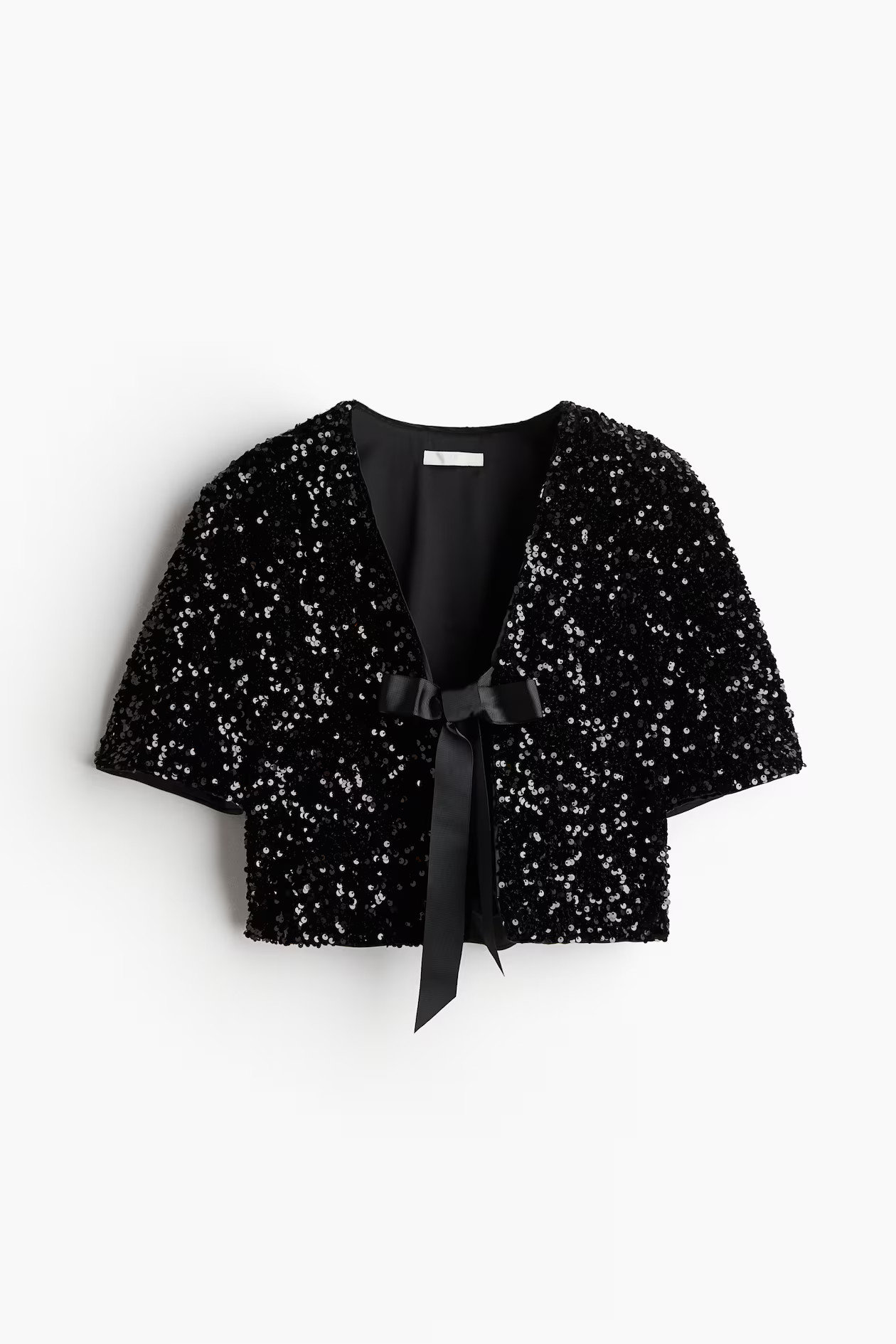 Sequined blouse - Black - Ladies | H&M GB | H&M (UK, MY, IN, SG, PH, TW, HK)