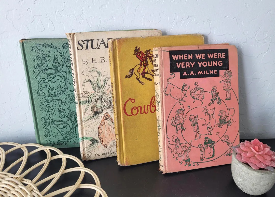 Vintage Children's Classics: Choose - Cowboy Sam 1951, Stuart Little 1945, A.A. Milne Reprinted 1... | Etsy (US)