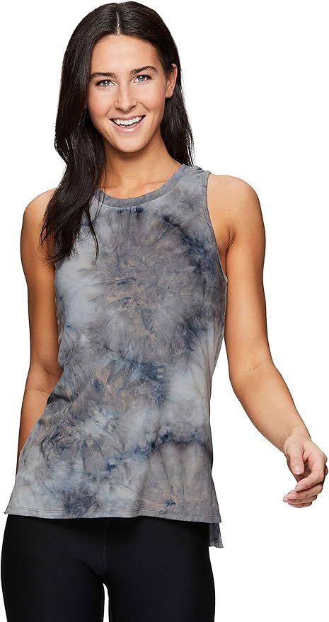 RBX Active Women's Fashion Basics Super Soft Flowy Yoga Tie Dye Tank Top | Amazon (US)