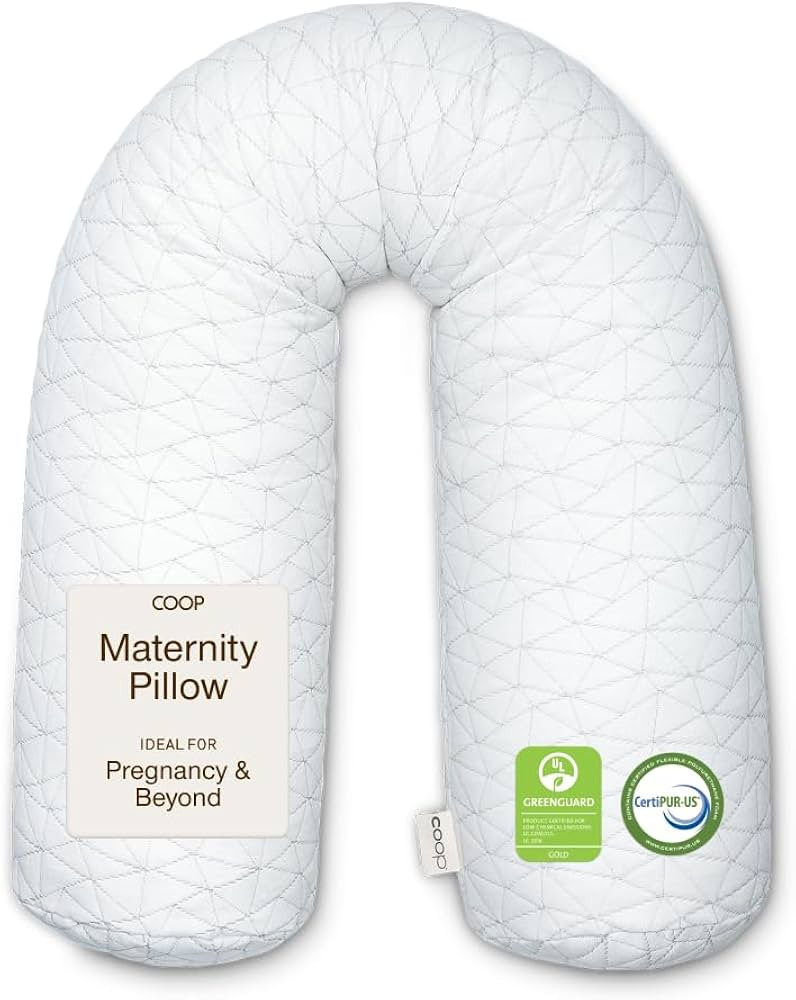 Coop Home Goods Original Adjustable Maternity Pillow, with Memory Foam and Washable Cover, Body P... | Amazon (US)