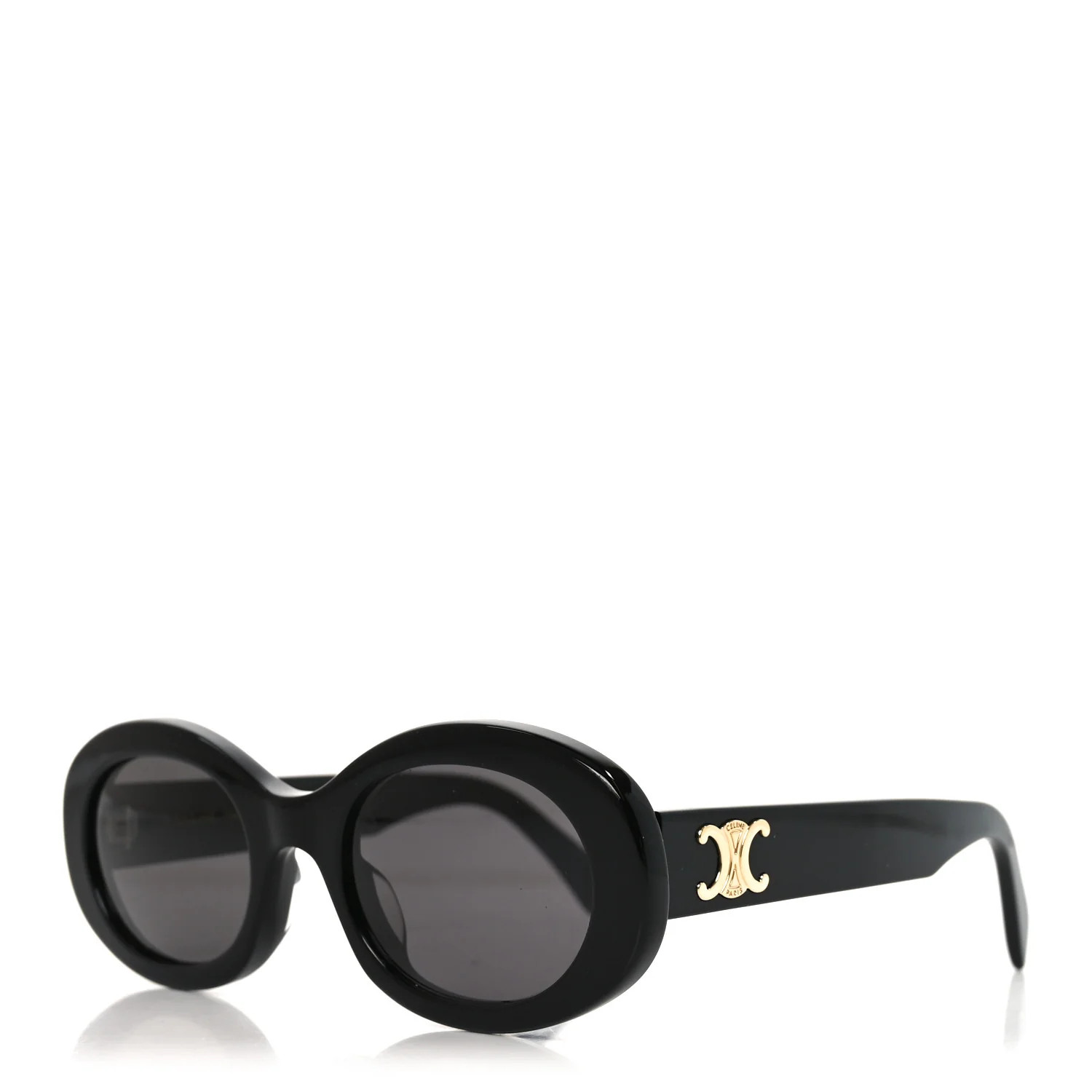 Celine Acetate Triomphe 01 Sunglasses CL 40194U Black 1869067 | FASHIONPHILE (US)