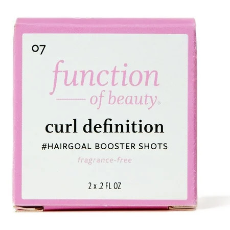 Function of Beauty Curl Definition #HairGoal Booster with Flaxseed Oil 0.2 fl oz 2 Pack | Walmart (US)