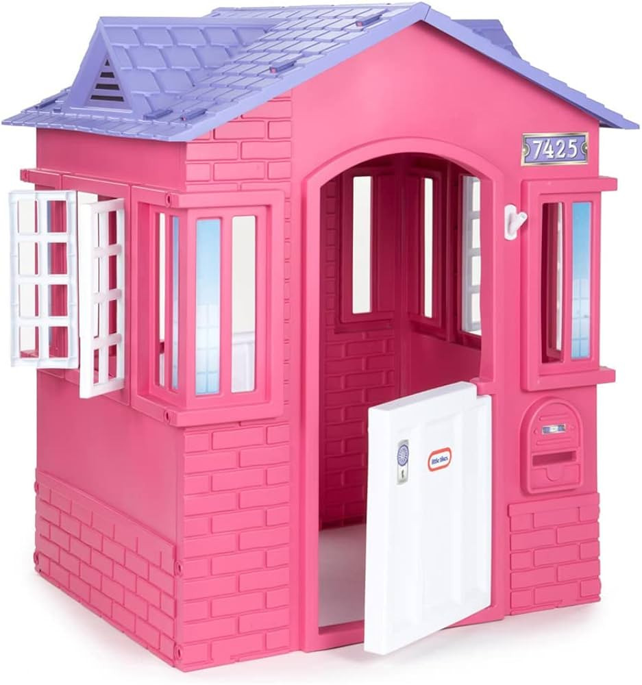 Little Tikes Cape Cottage Pretend Princess Playhousefor Kids, Indoor Outdoor, with Working Doors ... | Amazon (US)