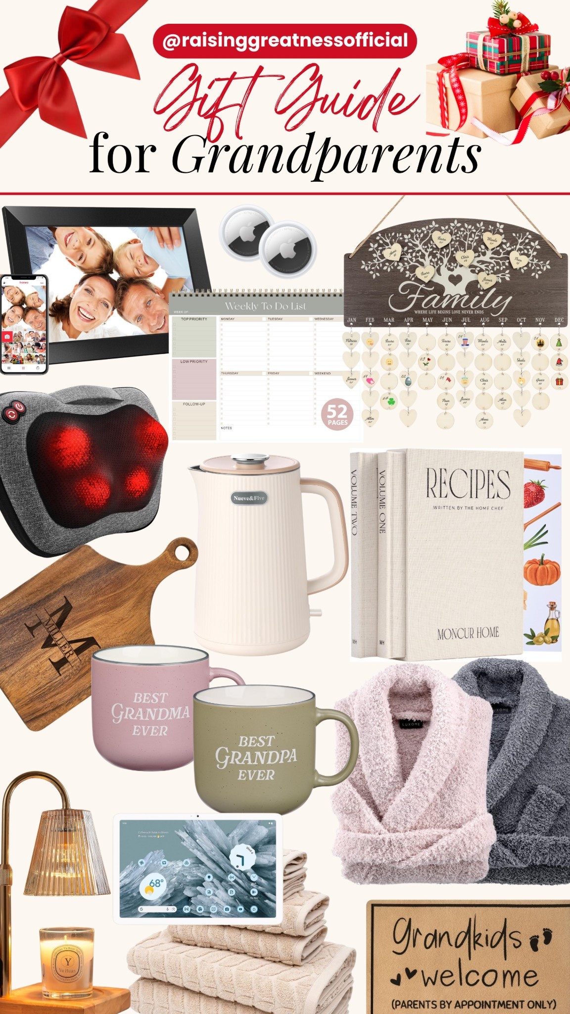 Looking for the perfect Christmas gifts for Grandma and Grandpa? This curated guide is filled with cozy, sentimental, and practical Amazon finds they’ll truly love. 

Save this for holiday shopping inspiration and shop these grandparent-approved gifts right from the post! ❤️🎄

Keywords: grandparents gift ideas, Christmas gifts for grandparents, thoughtful gifts for grandma, gifts for grandpa, holiday shopping, Amazon gift guide, family Christmas ideas, cozy home gifts, sentimental presents, stocking stuffers for grandparents

#LTKSeasonal #LTKHoliday #LTKGiftGuide
