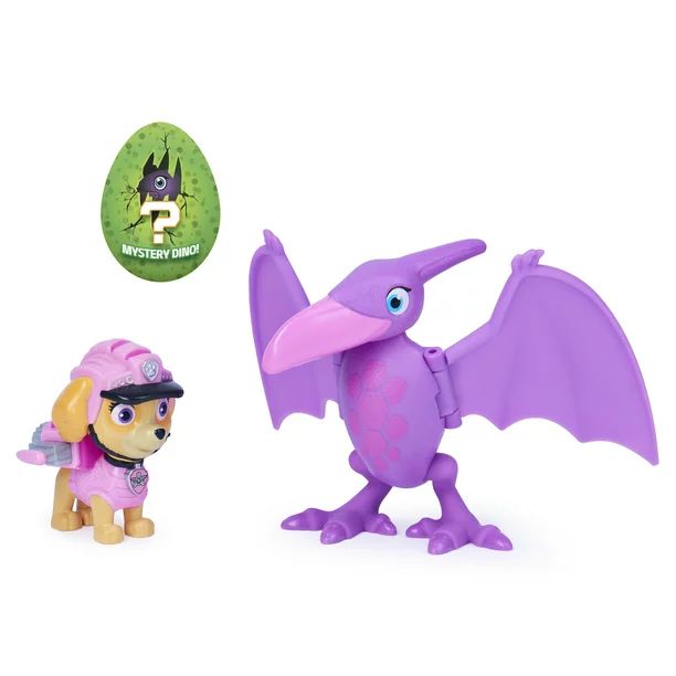 PAW Patrol, Dino Rescue Skye and Dinosaur Action Figure Set, for Kids Aged 3 and up - Walmart.com | Walmart (US)
