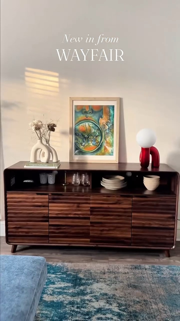 #wayfairelevate Elevating my space one piece at a time✨ These recent home finds from @wayfair are all on SALE! 

From the statement sideboard to the soft lighting and sculptural vases…it’s all about the details 👌🏾

Details:
✨ 63” Curved-Edge 4-Door Sideboard
✨White Decor Vase, Hug Decorative Vase
✨ Verda Resin Table Lamp

Which piece is your favorite? 🏡

Linked in my bio 🛍️

#wayfaircreator #dallascontentcreator #wayfairfinds #wayfair 

Wayfair, Home Decor, living room decor inspiration, Wayfair finds, everyday home styling