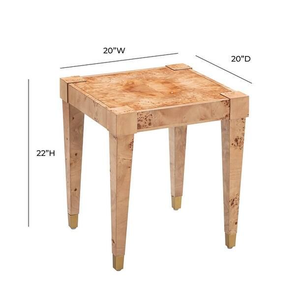 Brandyss Burl End Table | Bed Bath & Beyond