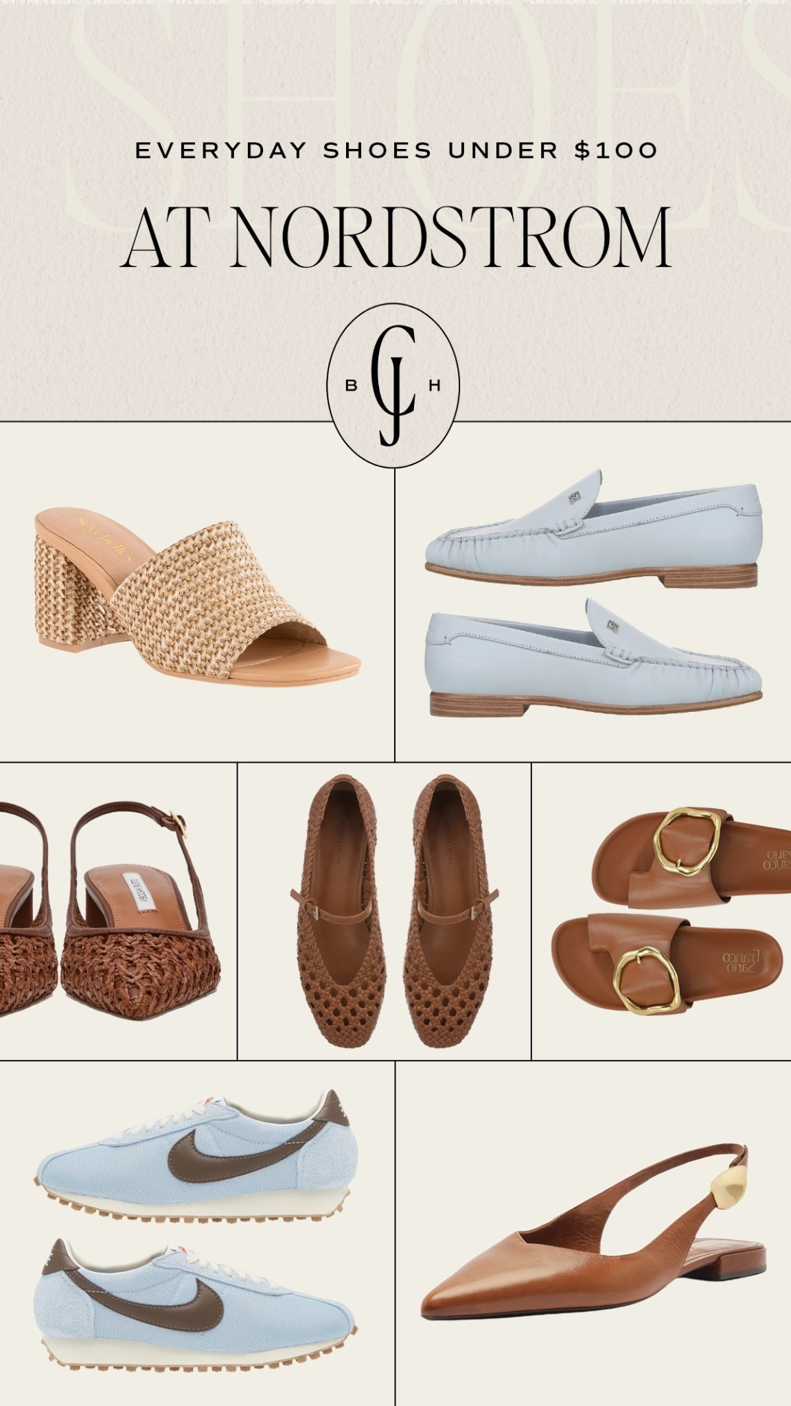 Spring-ready everyday shoes under $100 from Nordstrom 🤍

#LTKootd