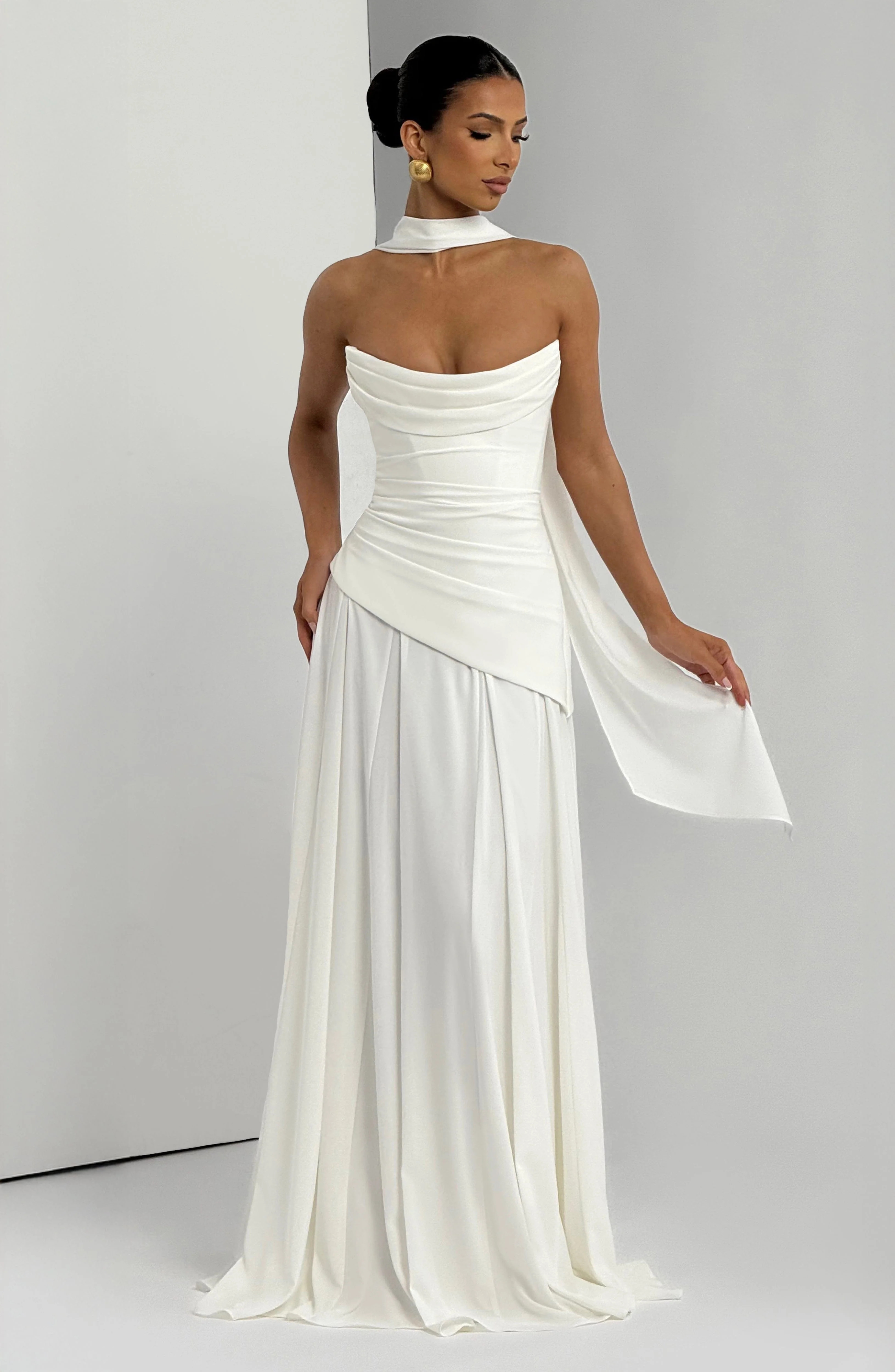 Patricia Maxi Dress - Ivory | Babyboo (global)