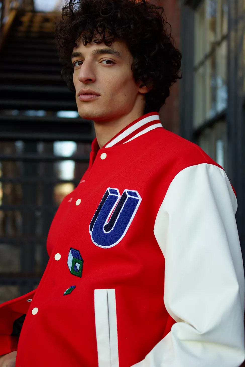 UO Graphic Varsity Jacket | Urban Outfitters (US and RoW)