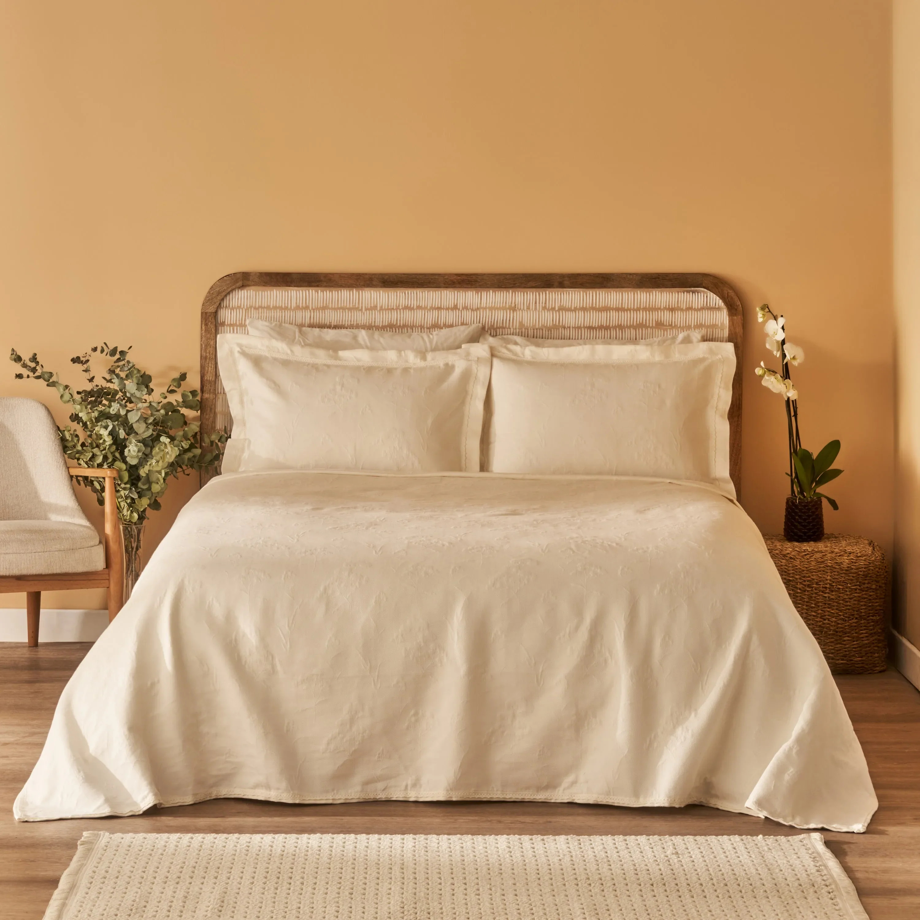 Exclusive Jacquard Cotton Coverlet Set - Default Title - Bella Maison | Bella Maison USA