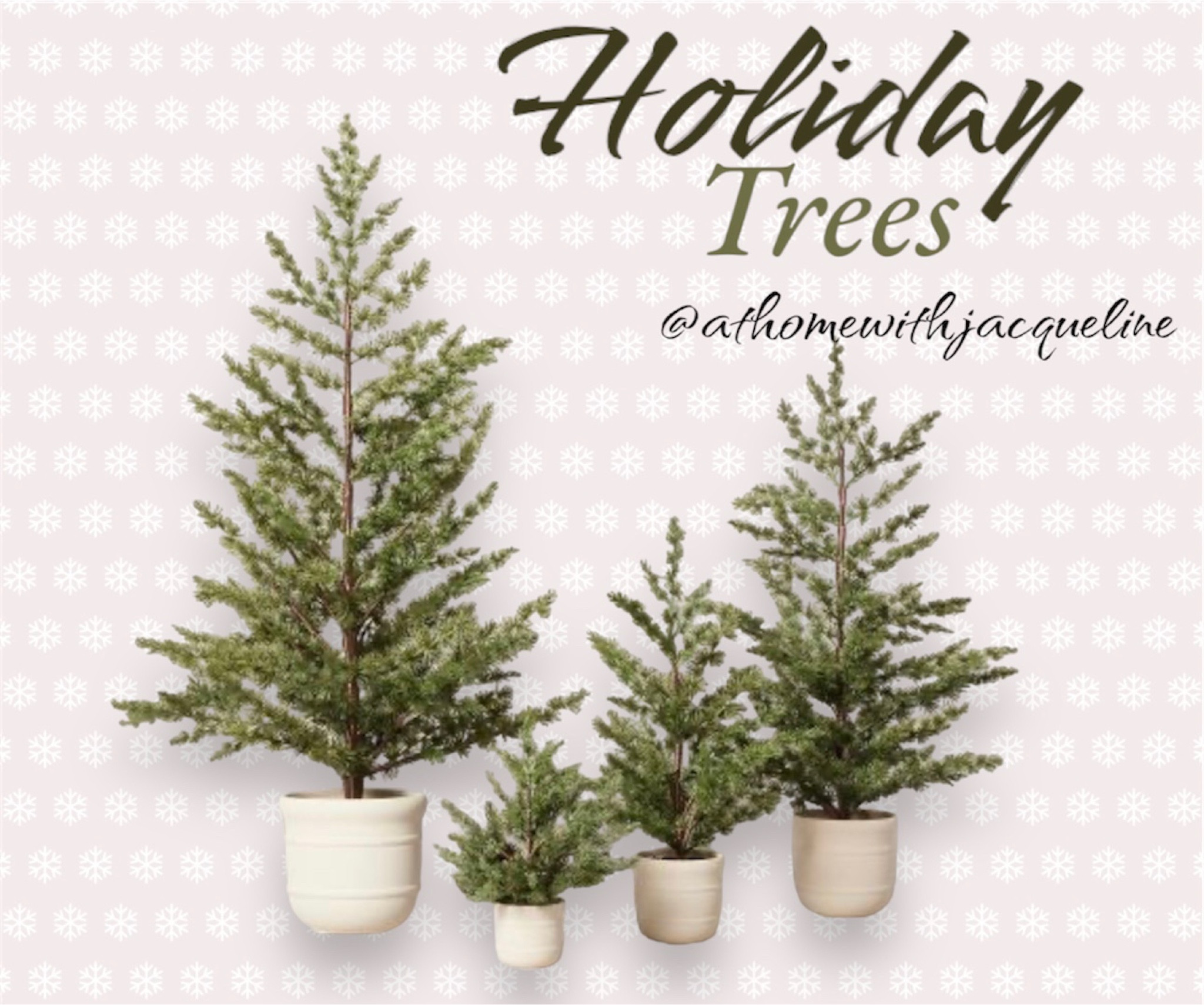Holiday greenery. Christmas trees. Mini trees  

#LTKHoliday #LTKSeasonal #LTKhome