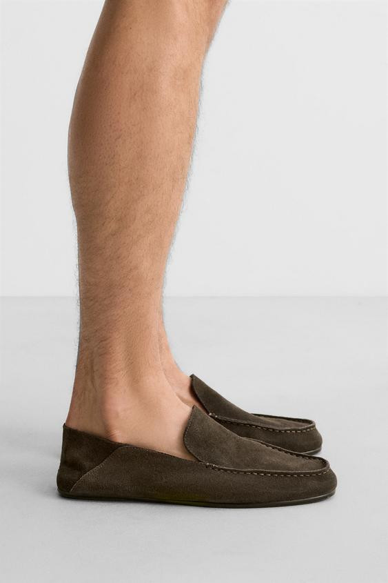 LIMITED EDITION LEATHER LOAFERS | Zara US