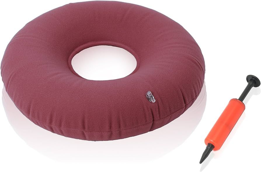 Dr. Frederick’s Original Donut Pillow - 15" Inflatable Donut Cushion for Tailbone Pain Relief -... | Amazon (US)