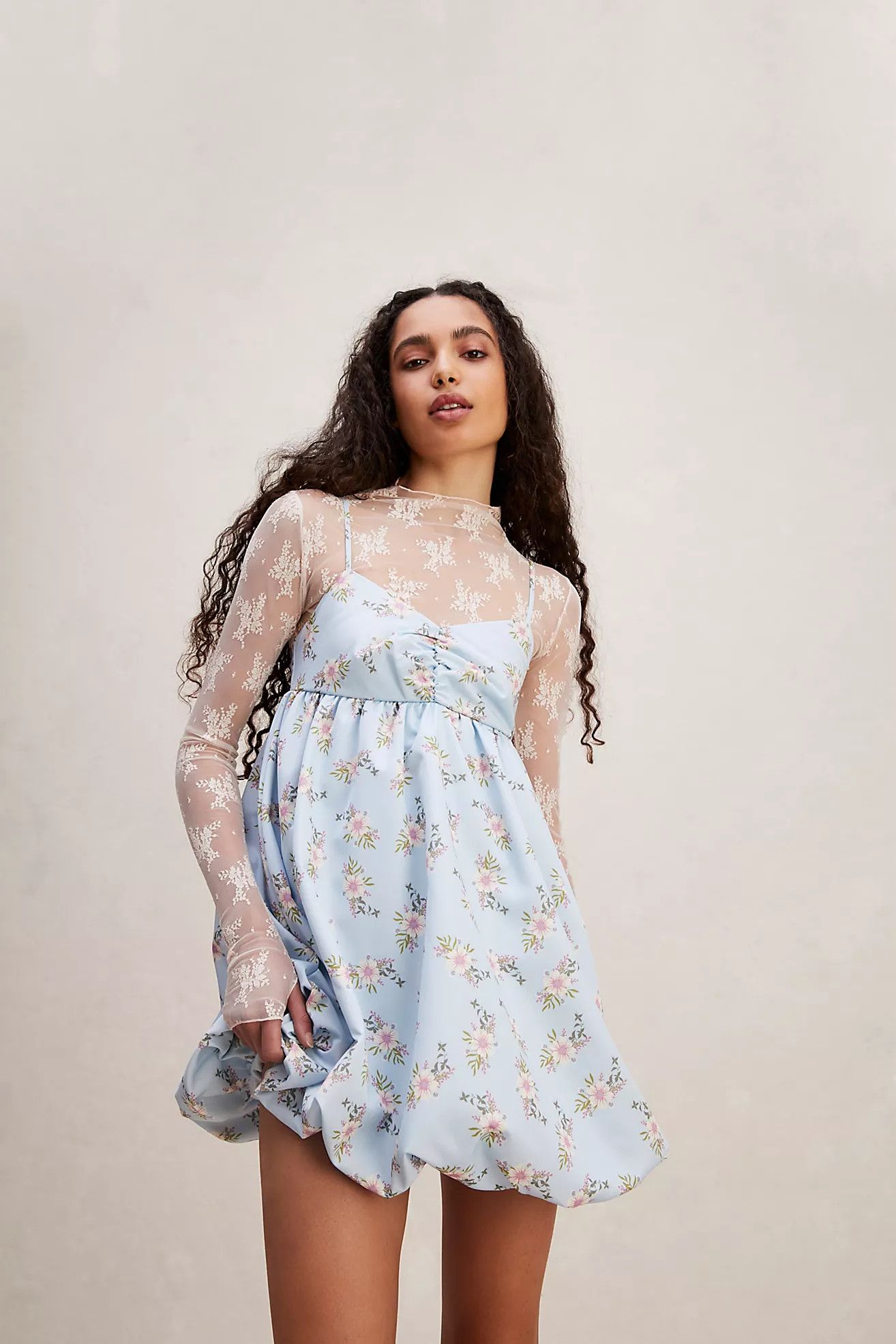 In A Bubble Mini Dress - Wedding Guest Dress | Free People (Global - UK&FR Excluded)