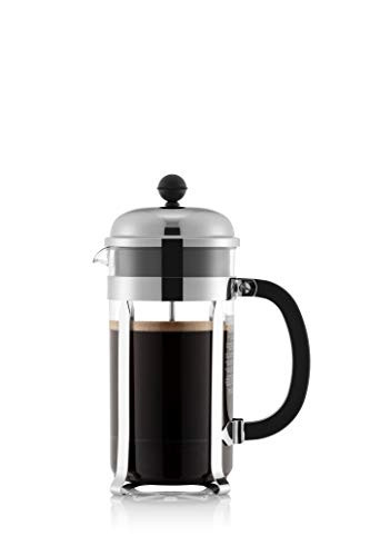 Bodum Chambord SAN Plastic French Press Coffee Maker, 34 Ounce, Chrome | Amazon (US)