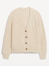 Shaker-Stitch Cardigan Sweater for Women | Old Navy (US)