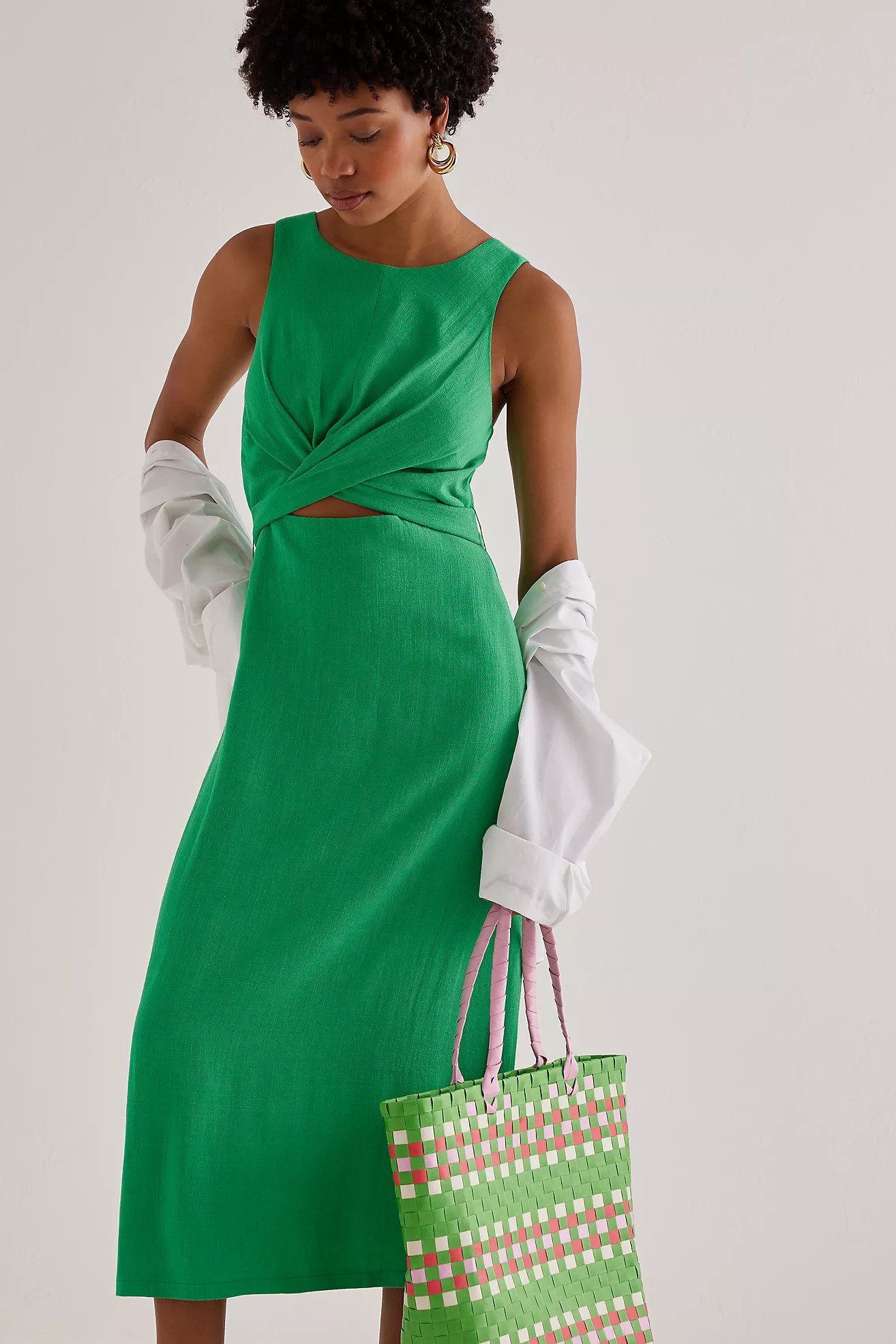 Lara Cut-Out Midi Dress | Anthropologie (UK)