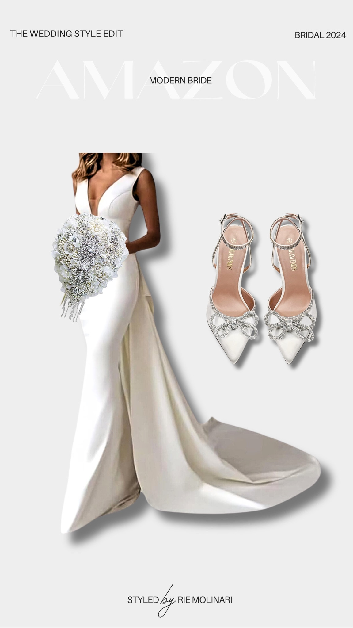 Modern bride! ✨🤍 #amazonbride #amazonfashion #founditonamazon #bridestyle 

Keywords: Wedding Dress, Wedding Gown, Brides, Wedding, Spring Wedding, Summer Wedding, Evening Dresss

#LTKwedding #LTKstyletip