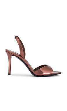 Giuseppe Zanotti Shooting Sand 90 Heel in Gold from Revolve.com | Revolve Clothing (Global)