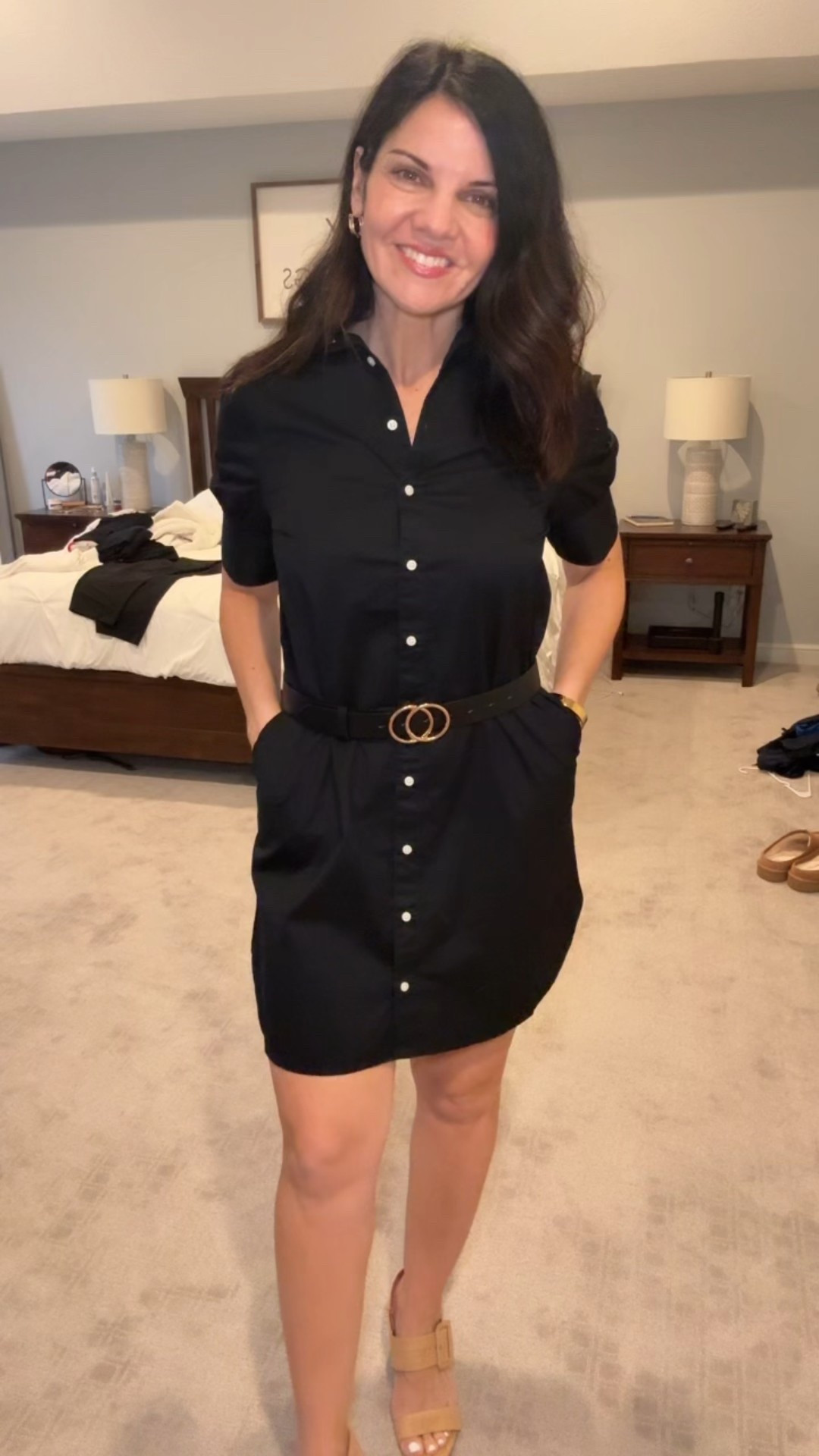 Fell in love with this shirt dress the minute I saw it! Can’t wait to style it this spring and summer. It come in white and is on sale now so head to my #LTK page to shop! 

#shirtdress #springstyles #layers #casualchicstyle #onsale #shopthislook 

#LTKStyleTip #LTKOver40