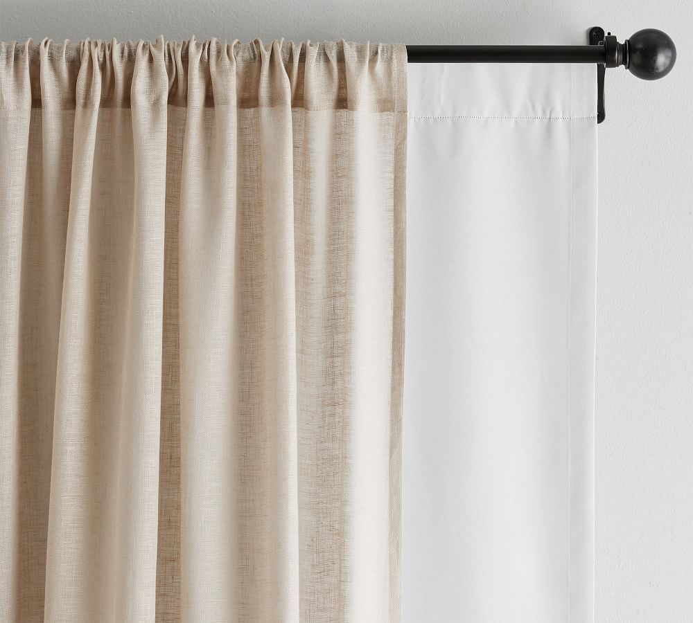 Universal Blackout Curtain Liner | Pottery Barn (US)