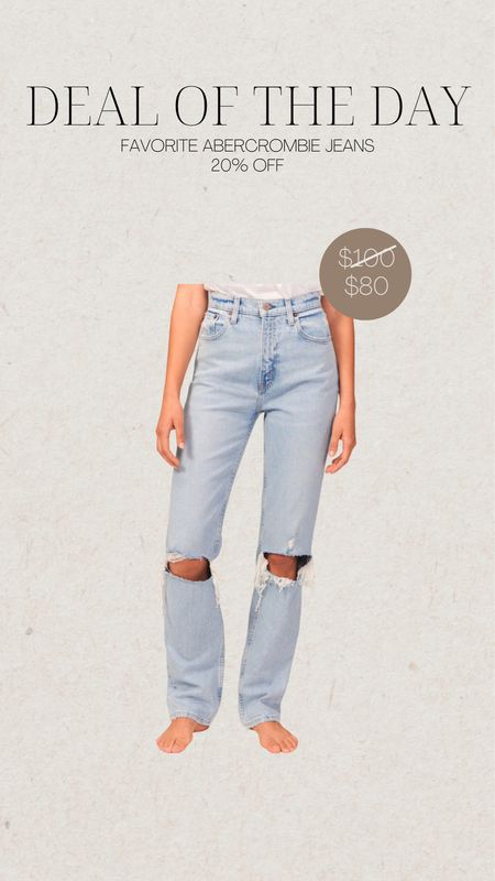 Abercrombie, jeans, straight jeans 

#LTKunder100 #LTKSeasonal #LTKunder50