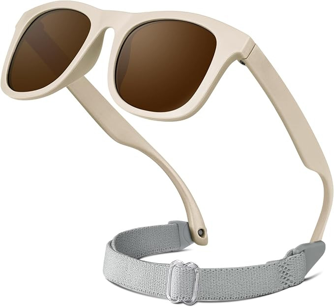RIVBOS Baby Sunglasses Boys&Girls with Strap UV400 Polarized Flexible for Toddler,Infant and Newb... | Amazon (US)