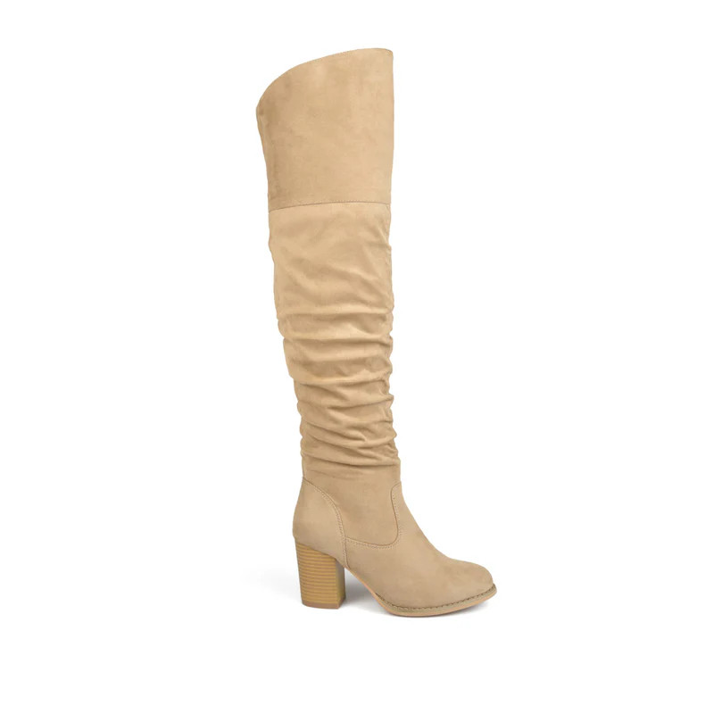 KAISON THIGH HIGH BOOTS IN X-WIDE CALF | Journee Collection