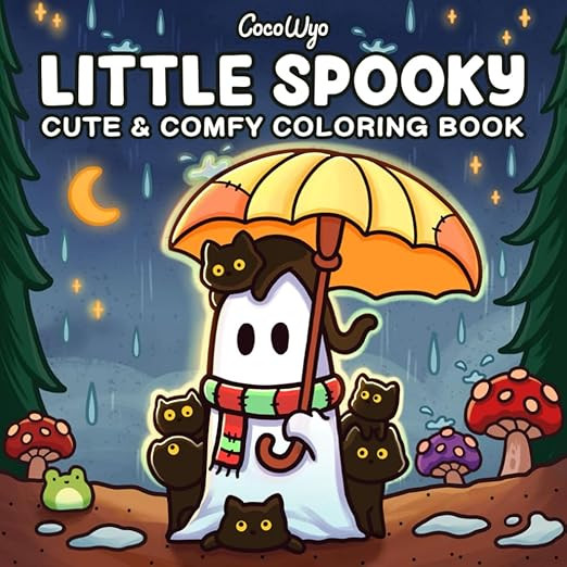 Little Spooky: Coloring Book for Adults and Teens Featuring Cute Creepy Creatures in Cozy Hygge M... | Amazon (US)