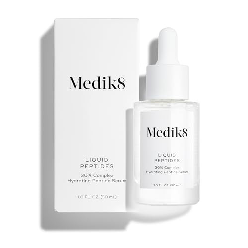 Medik8 Liquid Peptides - Regenerating Multi Peptide Serum - Smooths Wrinkles and Fine Lines - Hydrating, Brightening, Plumping - 1.0 oz | Amazon (US)