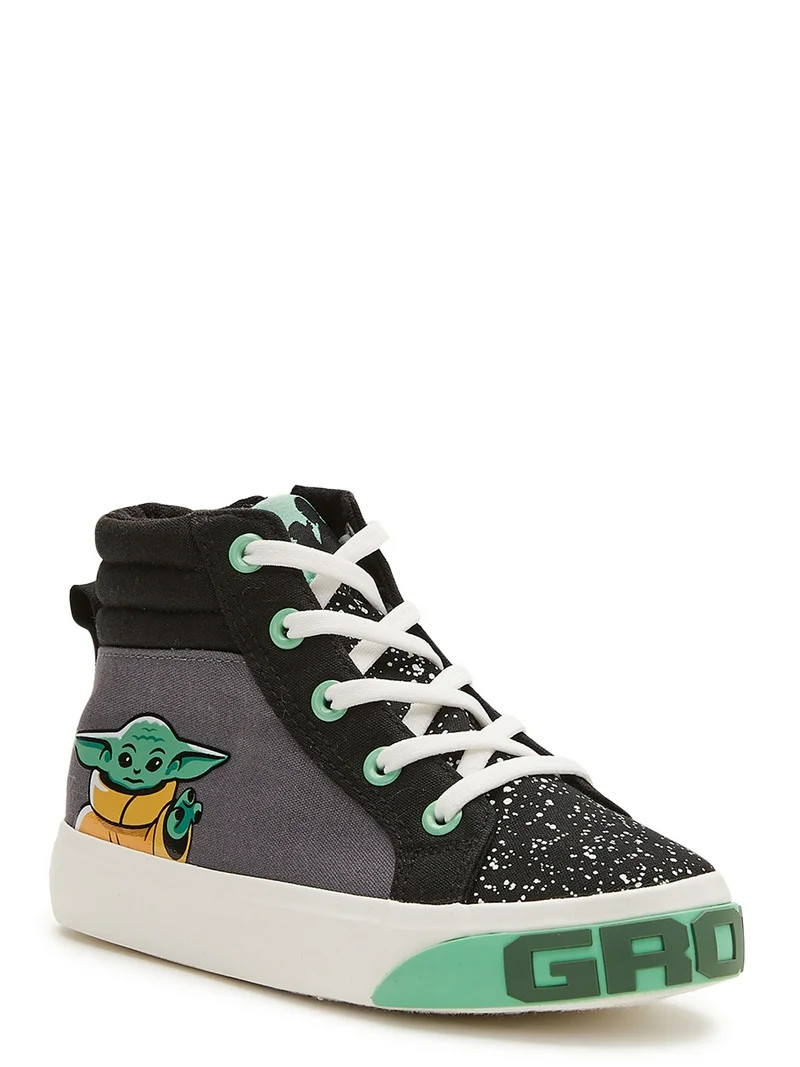 Star Wars the Mandalorian Toddler Boys High-Top Sneakers, Sizes 8-13 | Walmart (US)