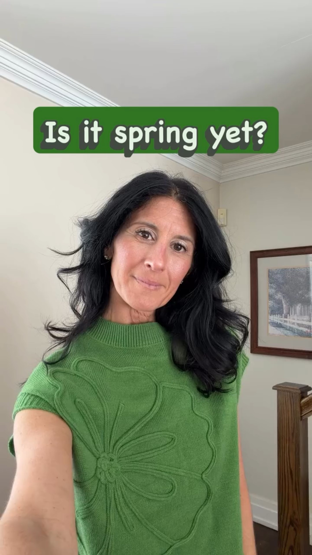 Is it spring yet? So ready for spring weather and spring fashion. This adorable sweater from Pretty Garden at Walmart, is a perfect addition to my closet! The sleeves and big flower make it a statement piece. You can definitely get away with wearing a tight long sleeve shirt underneath or wearing just like this to a dinner or lunch. Loving this new brand at Walmart! #green #floral #dinnerout 

#LTKNYFW