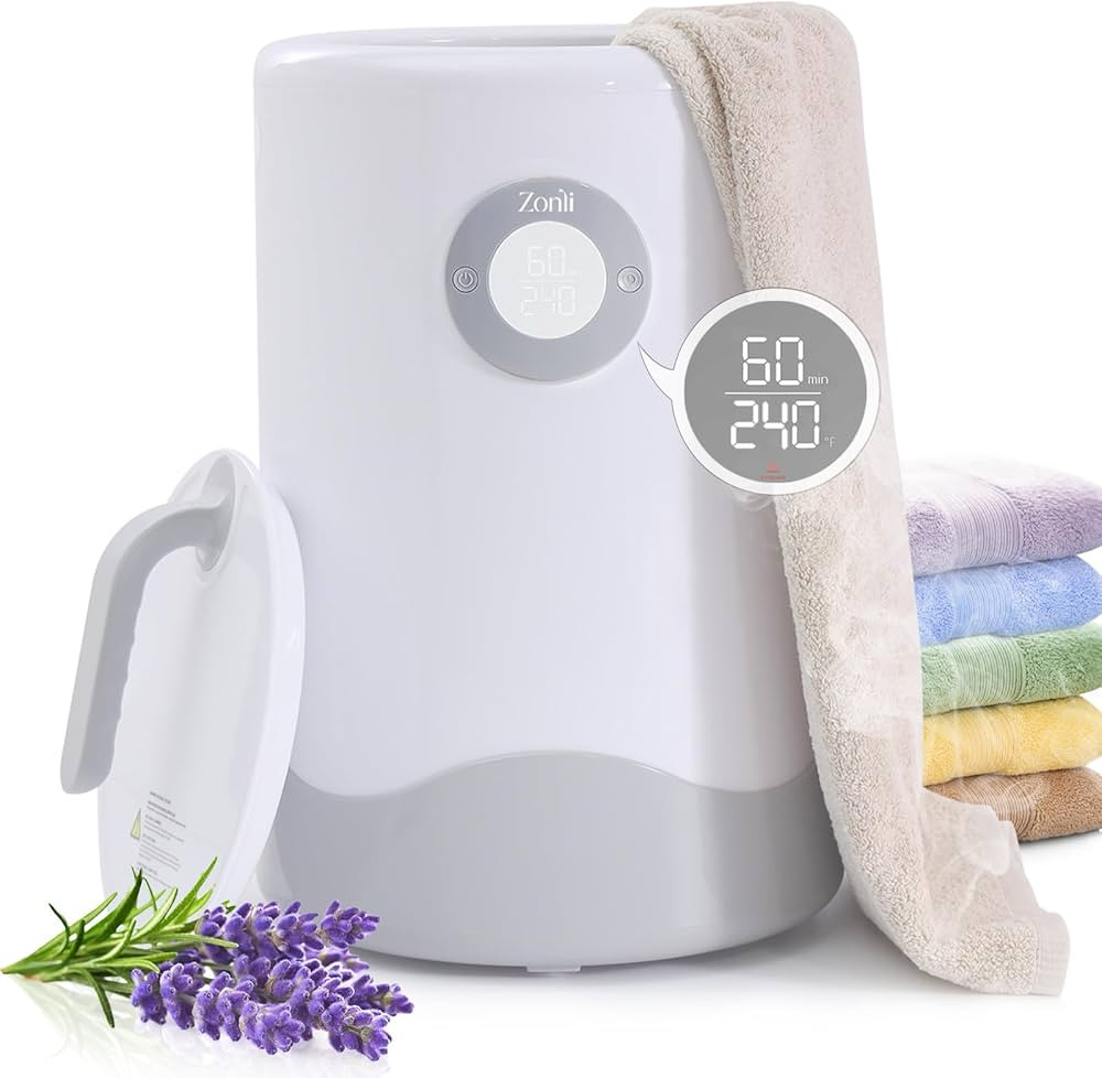 ZonLi Towel Warmer, Large Towel Warmers for Bathroom, Luxury Hot Towel Warmer for Spa, with Auto ... | Amazon (US)