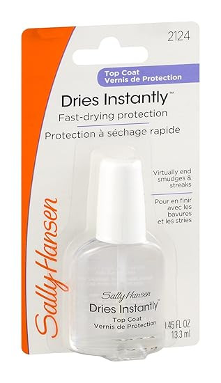 Sally Hansen Dries Instantly Top Coat - Pack of 4 | Amazon (US)