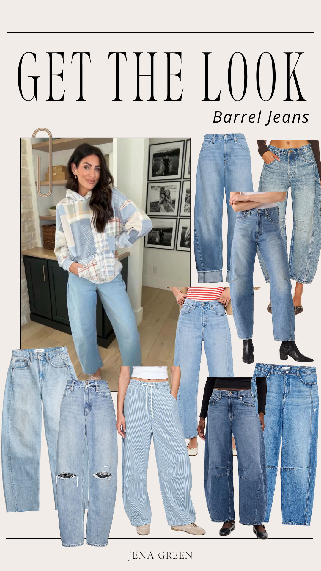 Get the Look | Barrel Jeans | Summer Jeans | Summer Trends | Fashion Trends 

 #LTKootd #LTKmomlife #LTKSeasonal